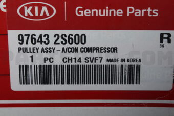 976432S600 PULLEY ASSY-A/CON COMPRESSOR