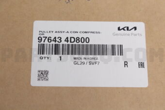 976434D800 PULLEY ASSY-A/C COMP