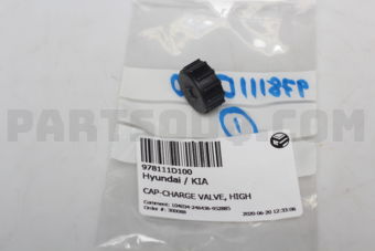978111D100 CAP-CHARGE VALVE, HIGH