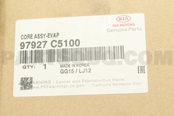 97927C5100 CORE ASSY-EVAP