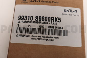 99310S9600RK5 ULTRASONIC SENSOR ASSY-P.A.S
