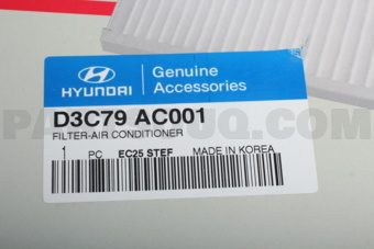 D3C79AC001 FILTER-AIRCONDITION