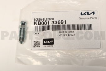 KB00133691 SCREW-BLEEDER
