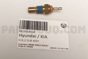 KK1501851X H.G.U SUB ASSY