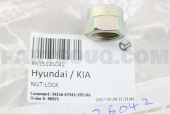 KK15126042 NUT-LOCK