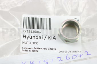 KK15126042 NUT-LOCK