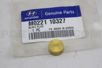 M022110327 BLIND PLUG