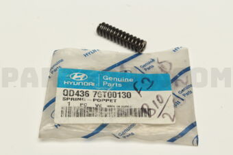 QD43676T00130 SPRINGPOPPET
