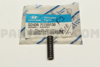 QD43676T00130 SPRINGPOPPET