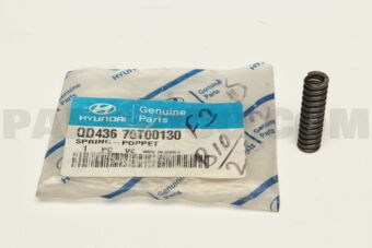 QD43676T00130 SPRINGPOPPET
