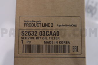 S263203CAA0 SERVICE KIT-OIL FILTER