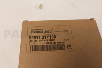 S281131Y100 Hyundai / KIA FILTER-AIR CLEANER