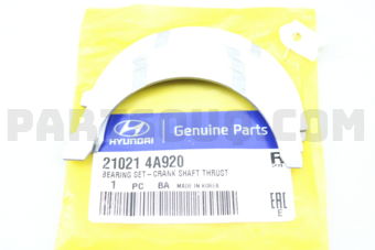 210214A920 BEARING SET-CRANKSHAFT THRUST