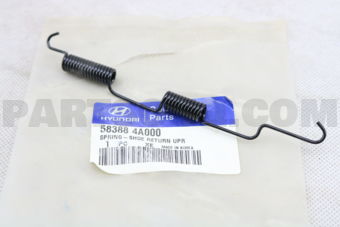 583884A000 SPRING-SHOE RETURN UPR