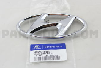 863631R000 EMBLEM-SYMBOL MARK -'H'