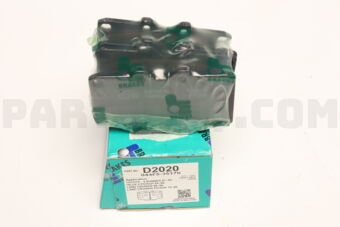 D2020 BRAKE PAD FR FJ CRUISER (GSJ1_) 4.0 4WD (GSJ15_) [05-18]