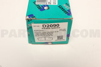 D2090 IBK Automotive BRAKE PAD RR TOYOTA LAND CRUISER PRADO NM [03-10]