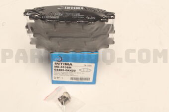 MD8836M BRAKE PAD FRONT