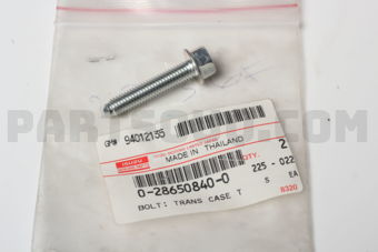 0286508400 BOLT; CLAMP