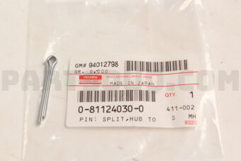 0811240300 PIN; SPLIT,OUTP
