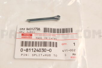 0811240300 PIN; SPLIT,OUTP