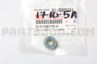 0911801100 NUT; BRKT TO BU