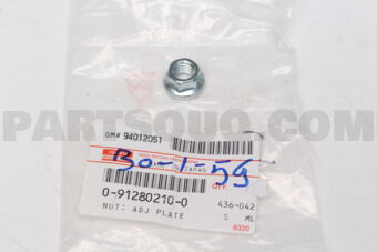 0912802100 NUT; ADJ PLATE