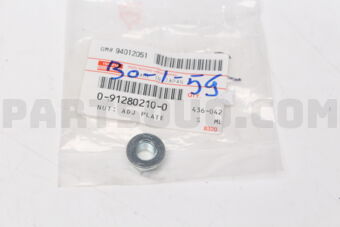 0912802100 NUT; ADJ PLATE