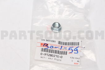 0912802100 NUT; ADJ PLATE