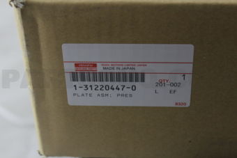 1312204470 PLATE ASM; PRES