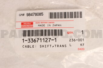 1336711271 CABLE; SHIFT,TR