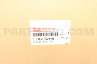 1883105260 LINING SET; RR