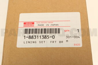 1883113850 LINING SET; FRT