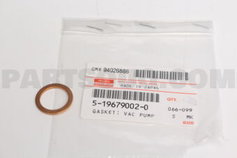 5196790020 GASKET; VAC PUM