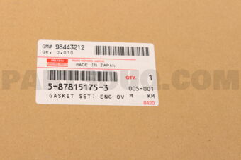 5878151753 Gasket Set; Eng