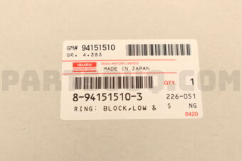 8941515103 RING; BLOCK