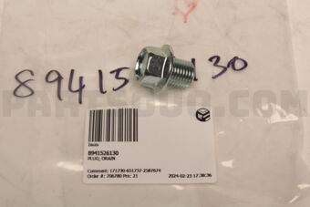 8941526130 PLUG; DRAIN