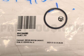 8941566080 GASKET; FRT