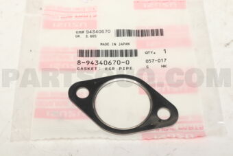 8943406700 GASKET; EGR PIP