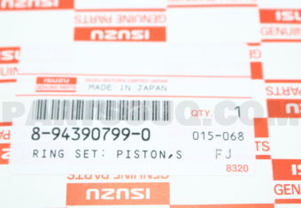 8943907990 RING SET; PISTO