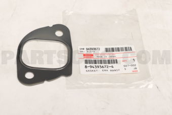 8943936724 GASKET; EXH MAN