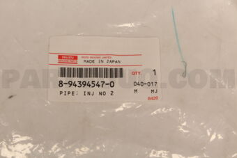 8943945470 PIPE; INJ NO 2