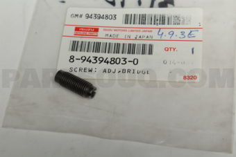 8943948030 SCREW; ADJ,B