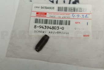 8943948030 SCREW; ADJ,B