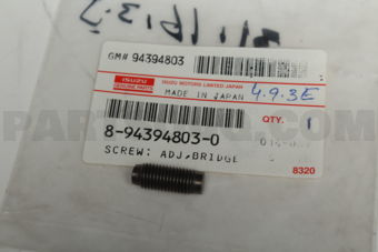 8943948030 SCREW; ADJ,B