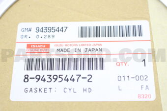 8943954472 Isuzu GASKET CYL HD