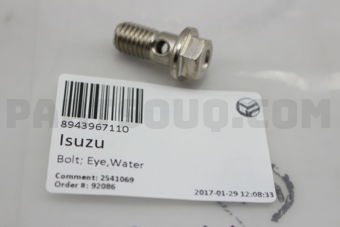 8943967110 Bolt; Eye,Water