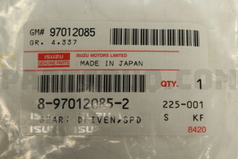 8970120852 GEAR; DRIVEN,SP