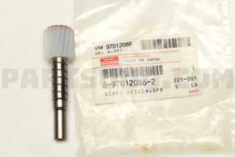 8970120862 GEAR; DRIVEN