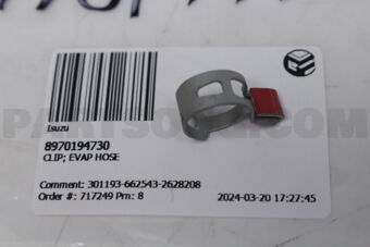 8970194730 CLIP; EVAP HOSE